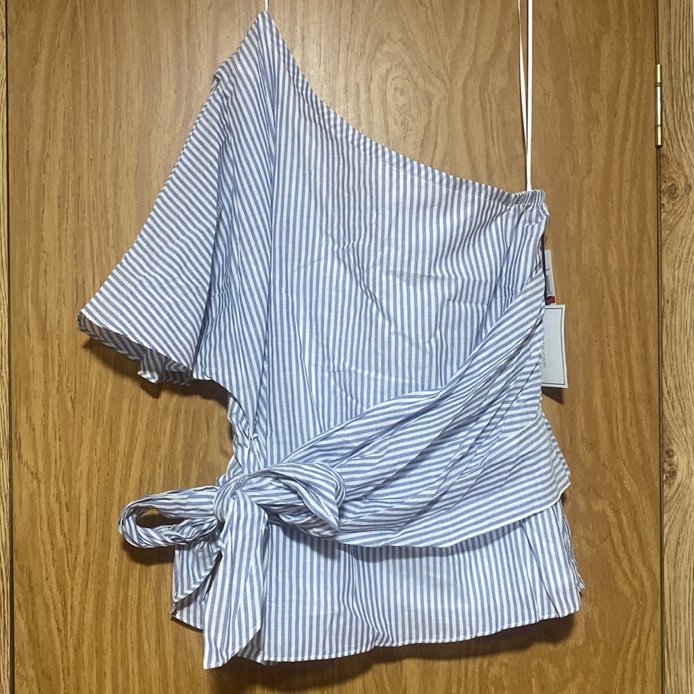 One State Wrap‎ Blouse in Harbor Light Size XS